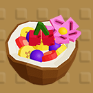 Coconut Fruit Bowl