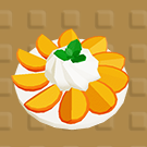 Mango With Coconut Whipped Cream