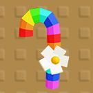 Rainbow Candy Cane